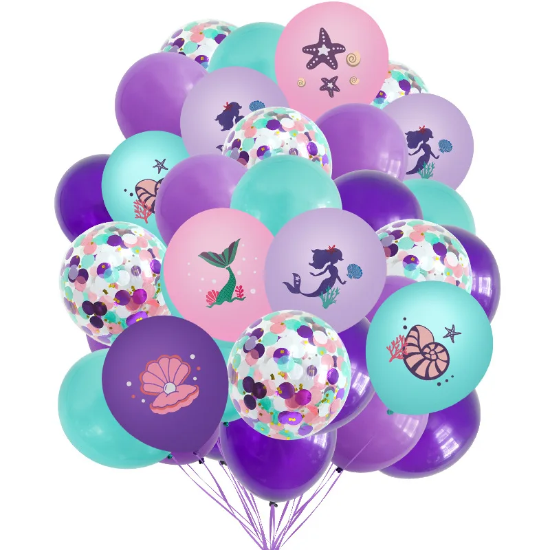 

10/20PCS 12inch Mermaid Latex Balloons Mermaid Theme Air Helium Globos For Home Wedding Birthday Party Decorations Baby Shower