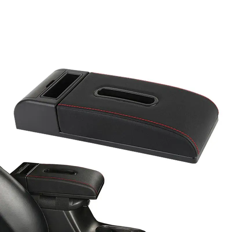 

Car Center Console Cushion Car armrest pad elbow support with Pocket and Tissue Box Car Armrest Box Pad for SUV Truck Vehicle
