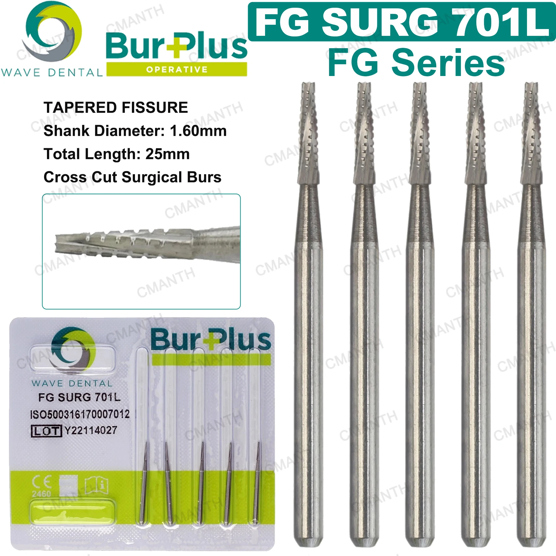 WAVE Dental Surgical Burs Tung - Carbide End Mill ulasan dan harga