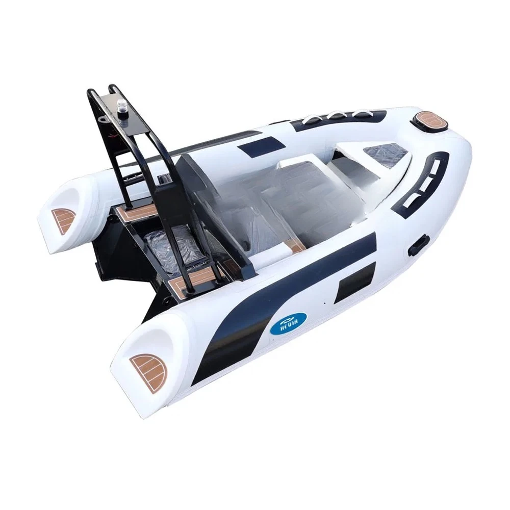 Rubber Boat 3M Dingy Boats Inflatable Rigid Semi Rigide Bateau 10Ft Aluminum Tender