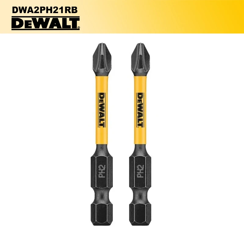 

DEWALT DWA2PH21RB 2 шт. PH2 57 мм ударные отвертки насадки крестовая отвертка насадки аксессуары для электроинструментов