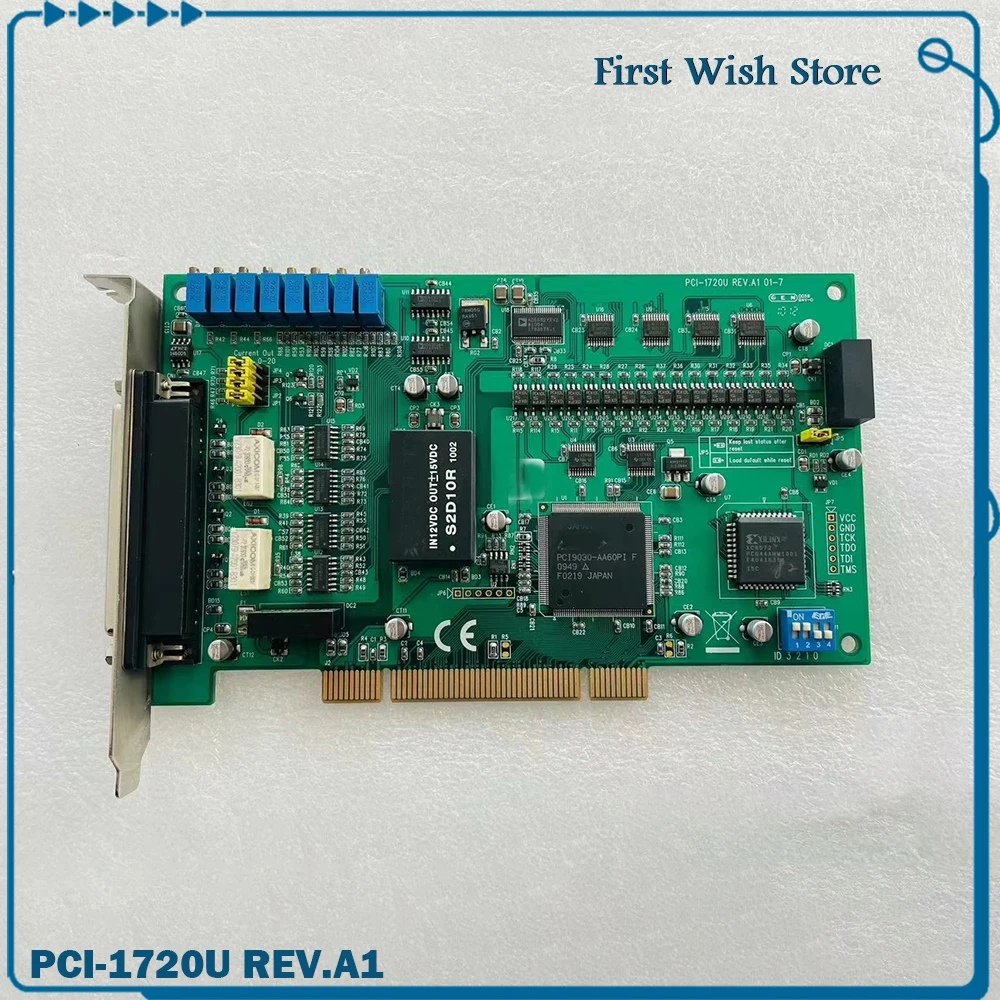 

For Advantech Acquisition board card 4-channel high-speed analog output card PCI-1720U REV.A1