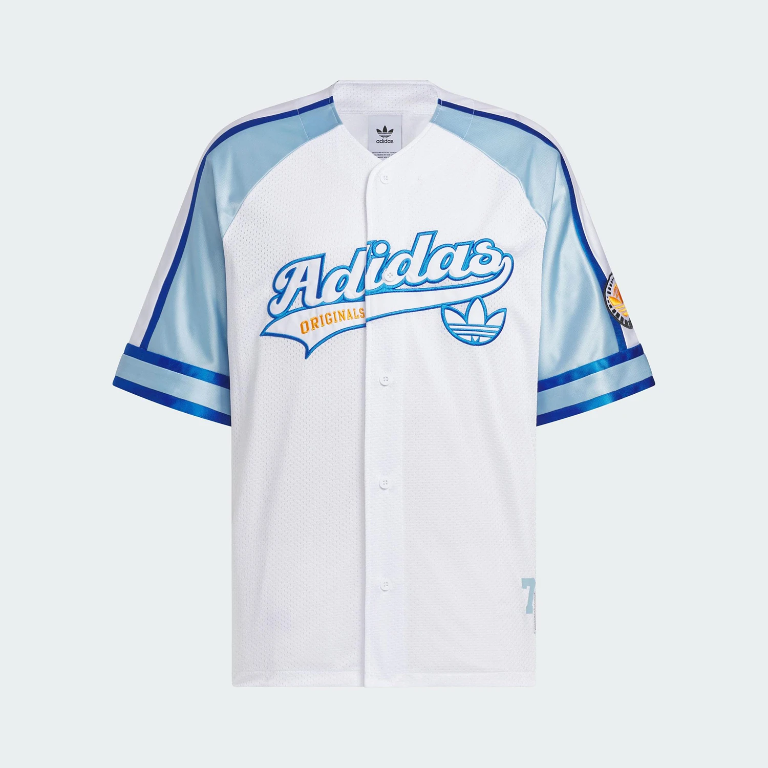 

Официальная футболка унисекс Adidas с тремя полосками, простая футболка с v-образным вырезом и короткими рукавами JN0768