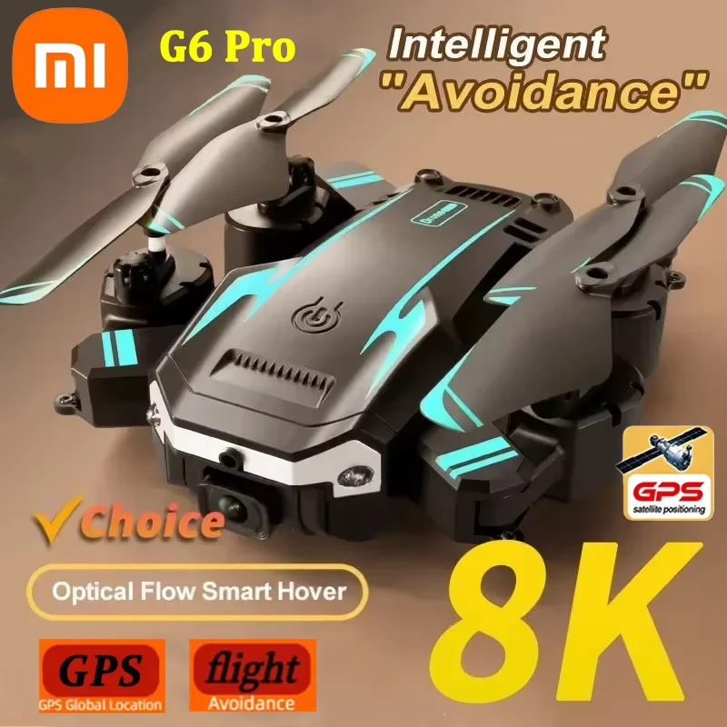 XIAOMI G6Pro Drone Dual Camera 8K HD Professional Aerial Photography Obstacle Avoidance Optical Flow Position Four-Axis RC Drone