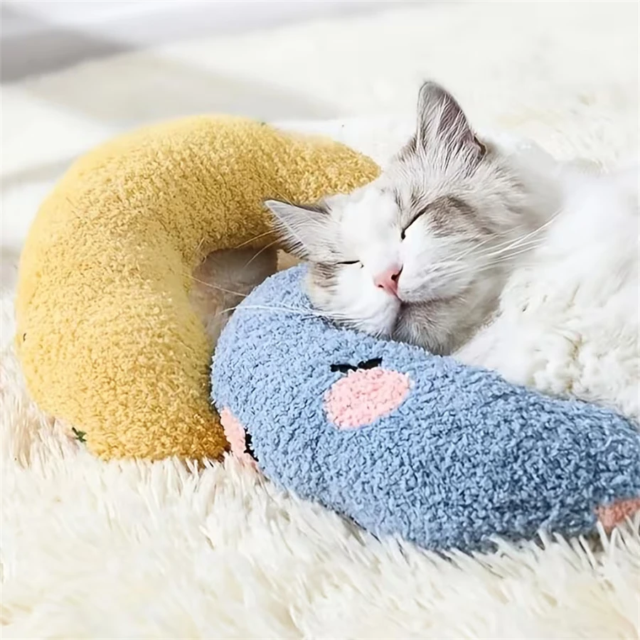 Almohada en U para perros pequeños y gatos – Protector de cuello lavable - imagen 3