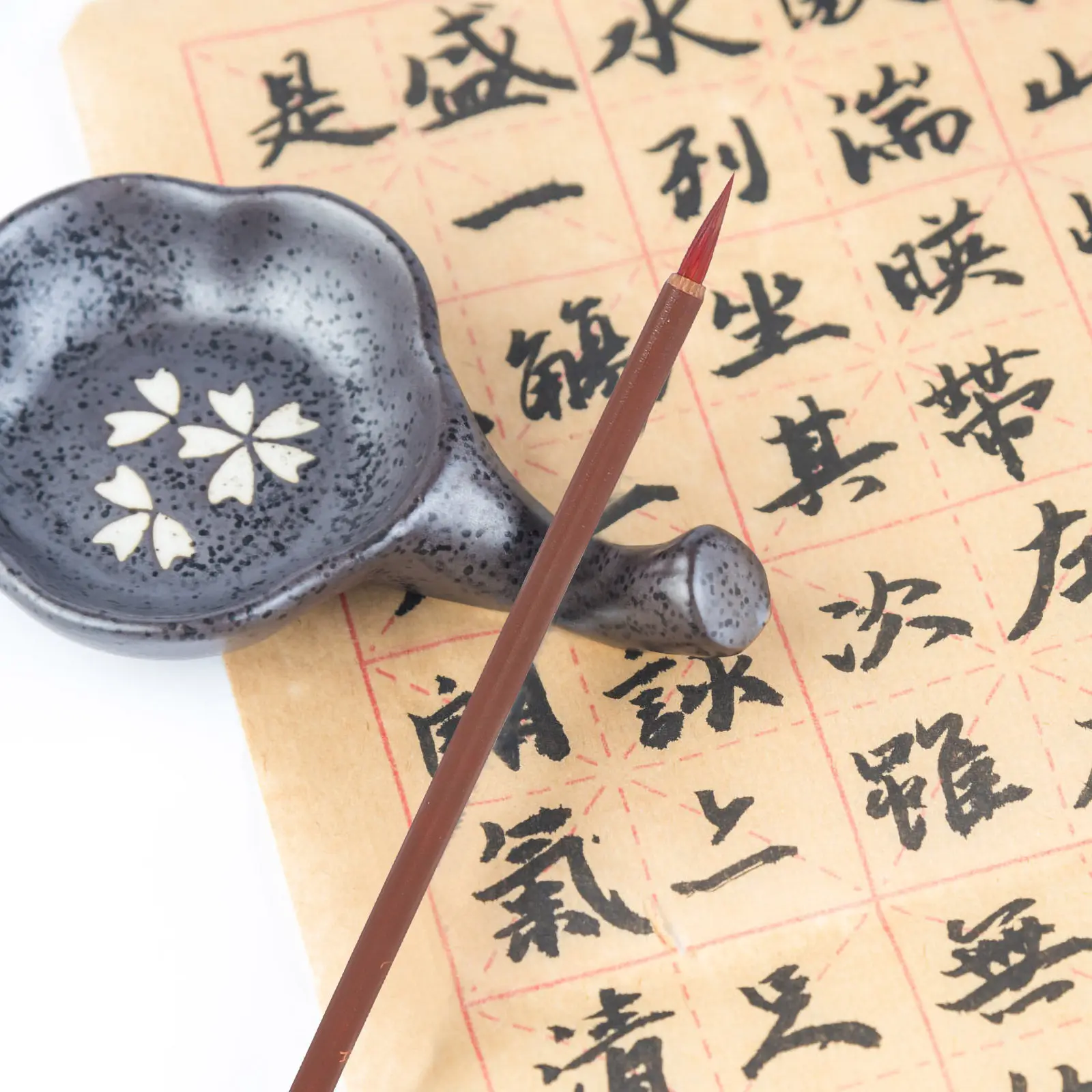 5Pcs Chinese Calligraphy Brush Pens – Natural Hair, Watercolor & Ink Drawing, Ideal for Beginners and Experts