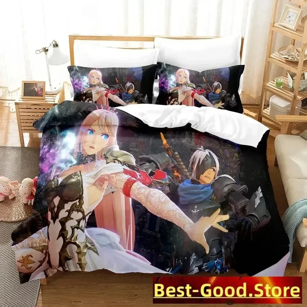

Tales of Arise Bedding Set Single Twin Printed Bed Set With Pillowcase Bed Duvet Cover Soft Single Double Queen Super King Size