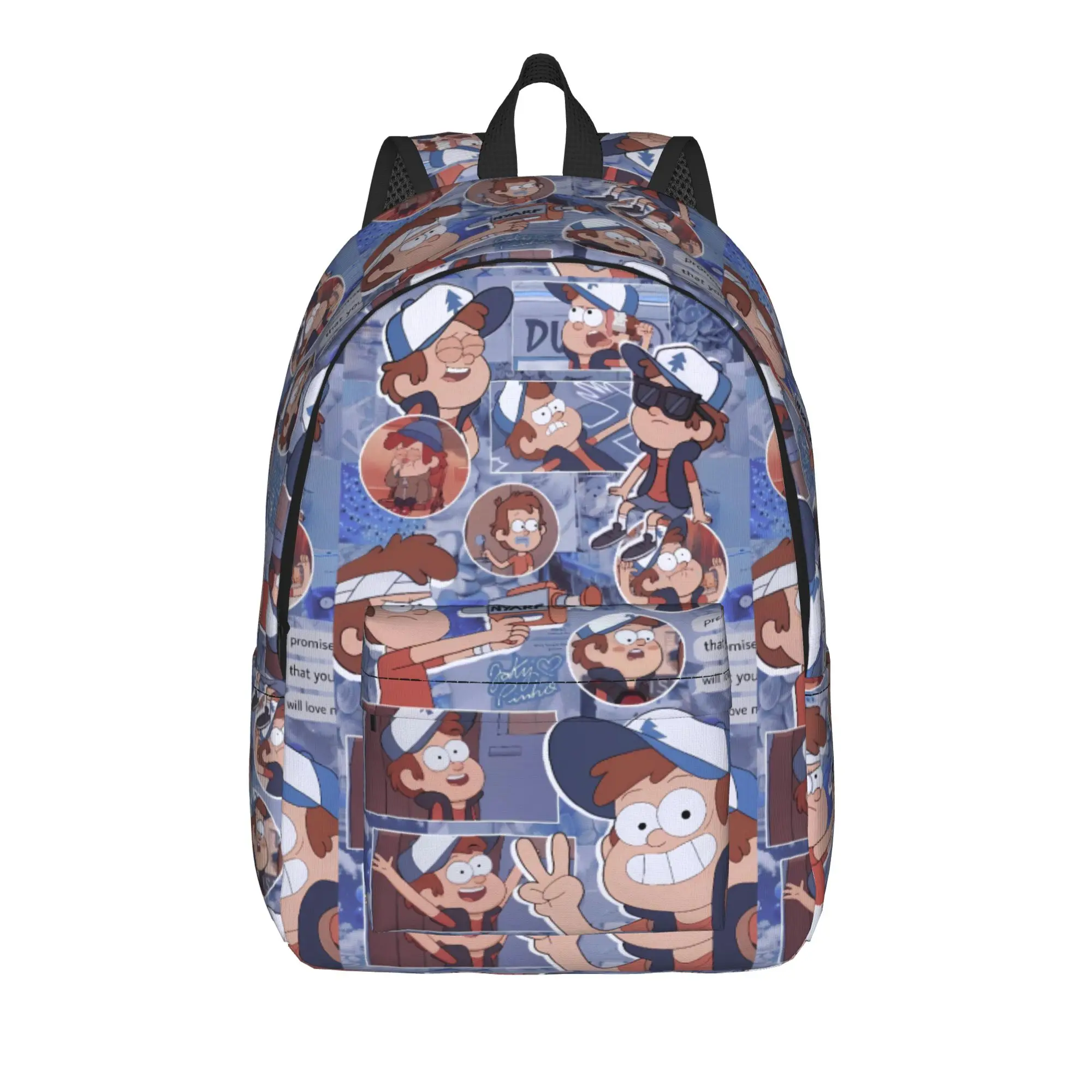 Dipper Mabel Backpack Gravitys Anime Falls Daily Backpacks Unisex Custom Pattern School Bags Kawaii Rucksack