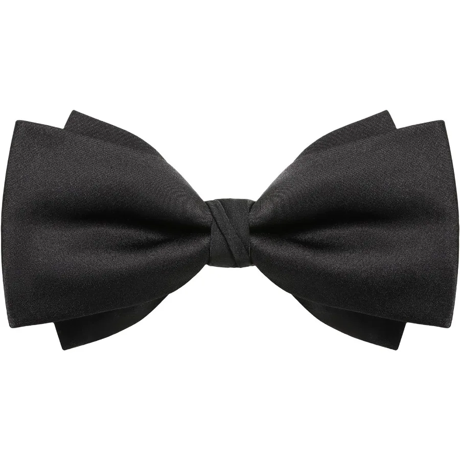 elegant-black-bow-tie-with-matte-satin-silk-finish-for-men-adjustable-pretied-design-ideal-for-formal-events-weddings-and-eveni