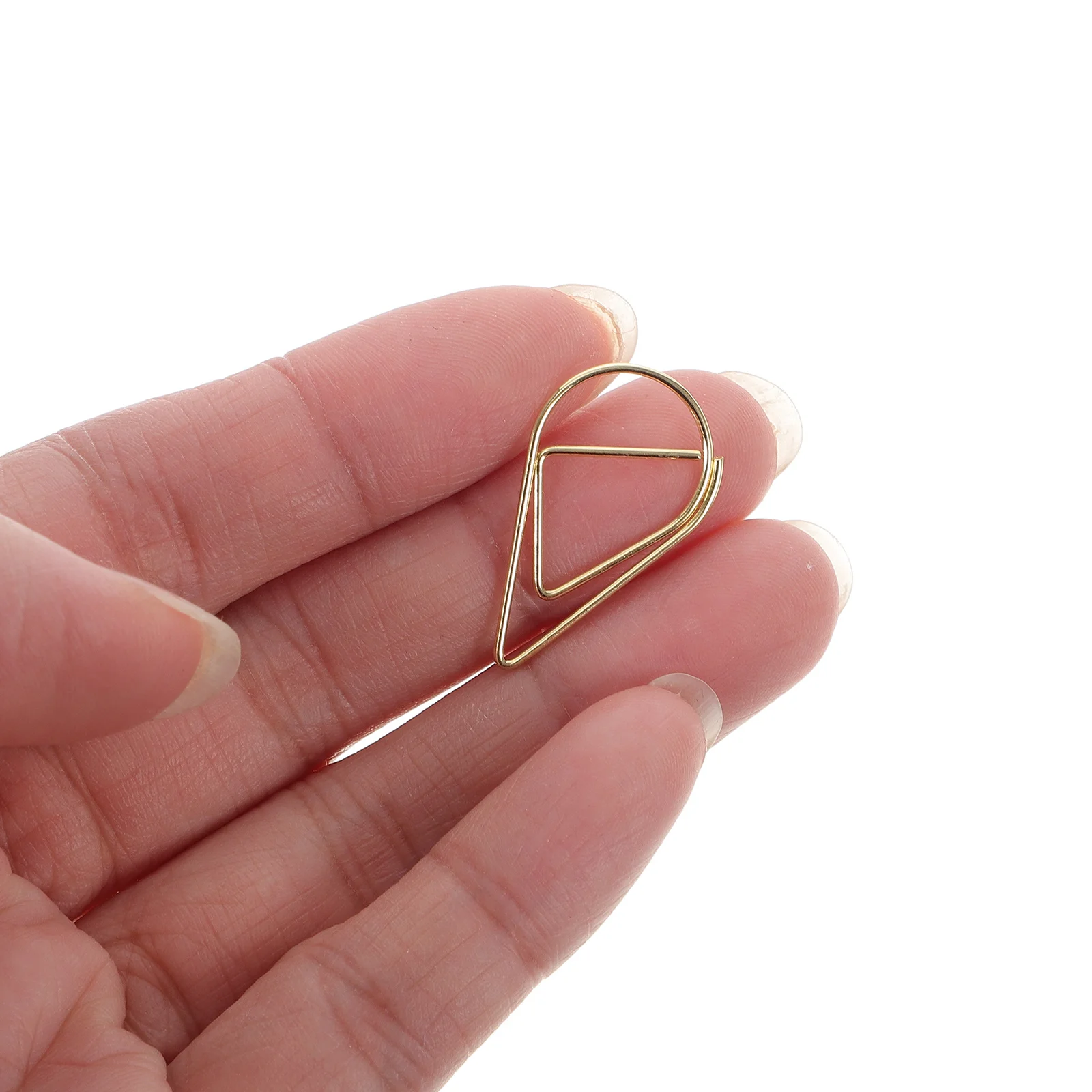10pcs Water Clips Metal Note Clip For Office Bible Cards Small Steel Pin Bills Fixing Shaped Dripping Clip Metal