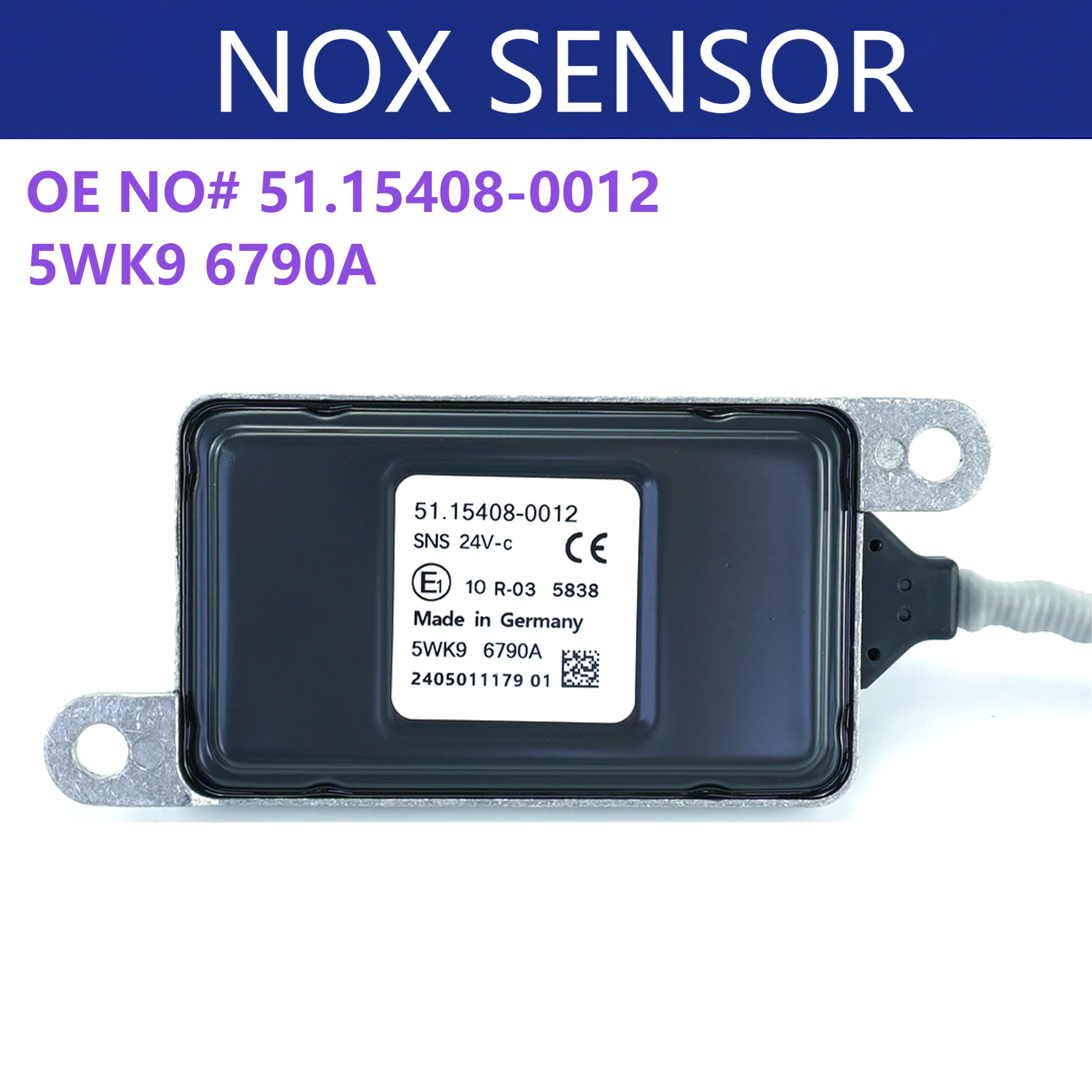 

5WK96790A 51.15408-0012 Nox Sensor Nitrogen Oxygen Sensor 24V for MAN Auto Parts