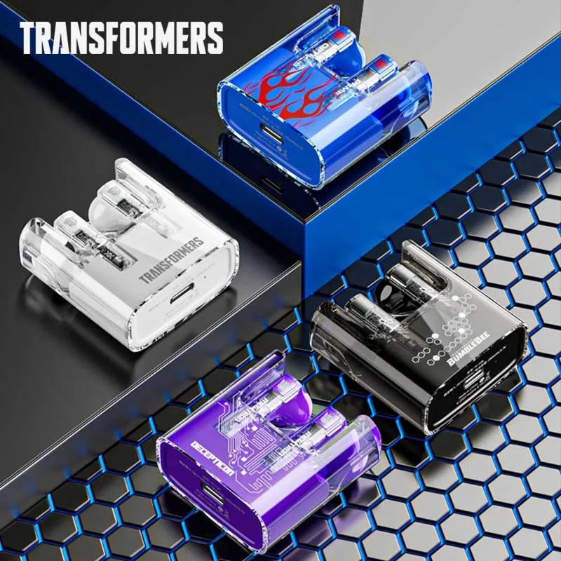 Transformers TF-T08 Bluetooth 5.3 Earphones HiFi Sound Earbuds Noise Reduction Headphones Gaming Music Long Battery Life Headset