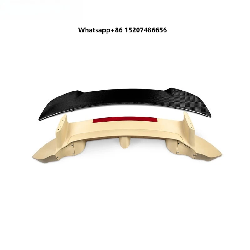 SD Style Dry Carbon Fiber Rear Spoiler Wing for Carrera 4 S 4S