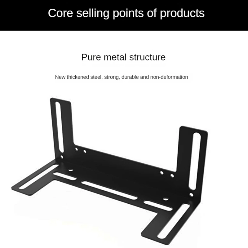 Práctico módulo RAM de 120mm, bomba de refrigeración, soporte para radiador, soporte de montaje de depósito de drenaje, soporte para ventilador disipador de calor, soporte negro