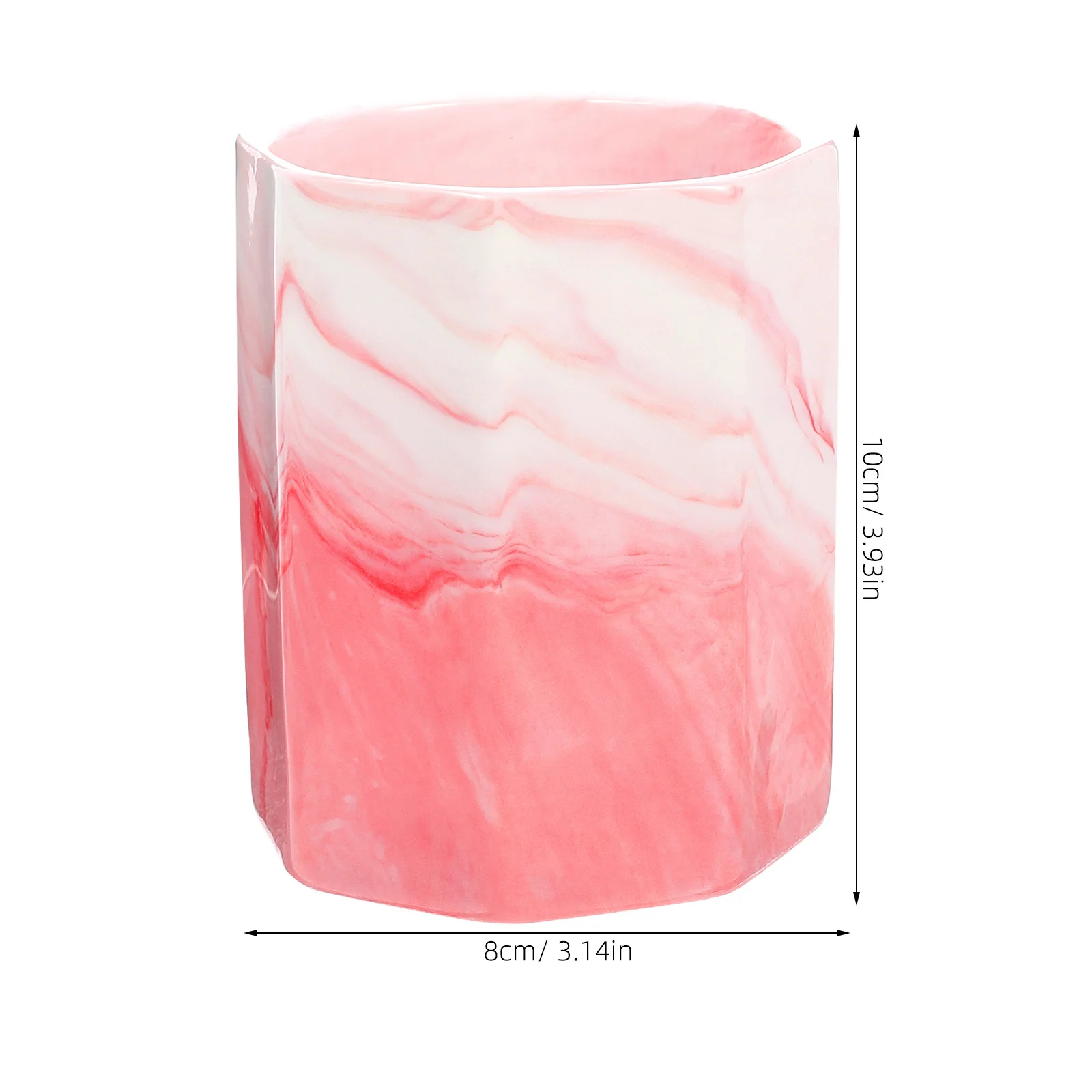 Porte-stylo en céramique de bureau, tasse de rangement pour crayons, porte-brosse de maquillage, organisateur multifonctionnel, conteneur d'articles divers