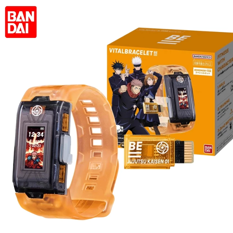 Bandai Jujutsu Kaisen Bracelet Set Vitalbracelet Game Console Chip In Stock Anime Halloween Christmas Gifts Toy