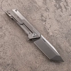 Gift Collection titanium alloy handle survival high hardness self-defense fishing hunting survival pocket EDC fruit tool knife