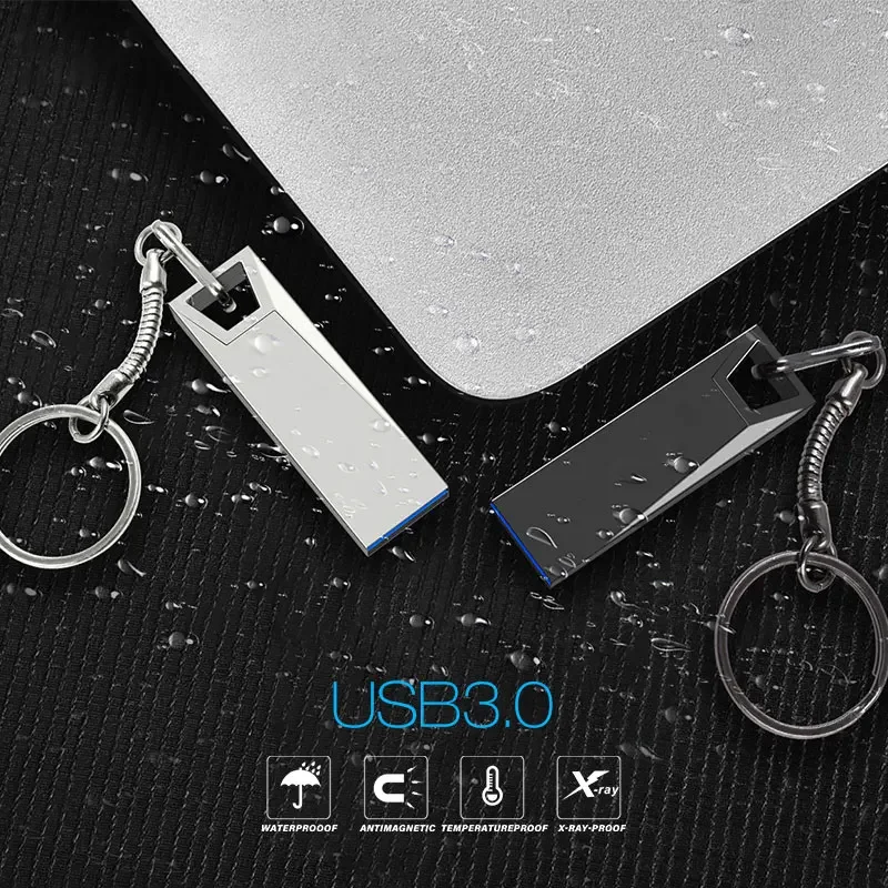 USB بندريف معدني ، عصا ذاكرة ، حلقة هدية ضمان الجودة ، 64 جيجابايت ، 32 جيجابايت ، 16 جيجابايت ، GB