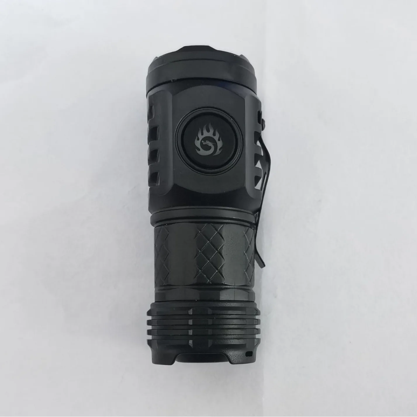 Mini Tactical Torch Super Bright 3 LED Flashlight Type-C Rechargeable Camping Light ABS+Metal Clip Hiking Lamp Easy To Carry