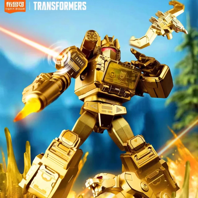 Bruck Jimmu Transformers 2025 Yearbook Edition Golden Lagoon Guardian Optimus Prime Ręcznie Robiony Zestaw do Składania Figurka
