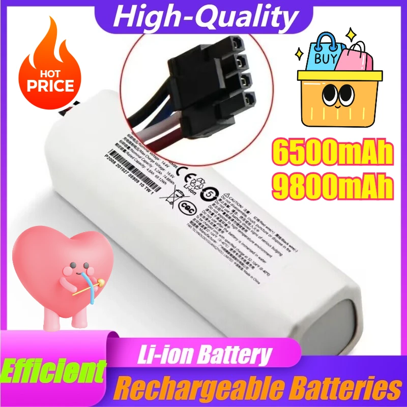 

6500mAh 9800mAh for Dreame Floor-cleaning Robot Batteries for D9 F9 L10Pro L10Plus Floor-cleaning Machines