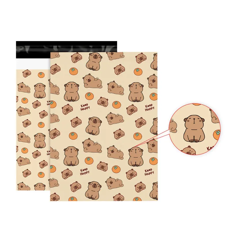 

Поли мультфильм Prinitng Express курьерские сумки 50 шт. милые конверты одежда логистика упаковка сумка подарочная почтовая сумка для хранения