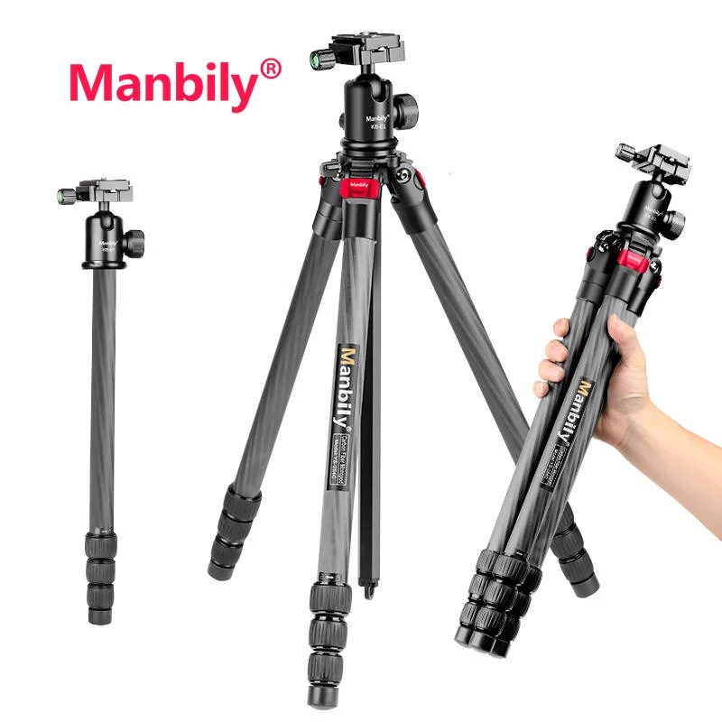 

Manbily dslr shooting photographic accessory heavy duty Carbon fiber tripod for bird watching hunting outdoor