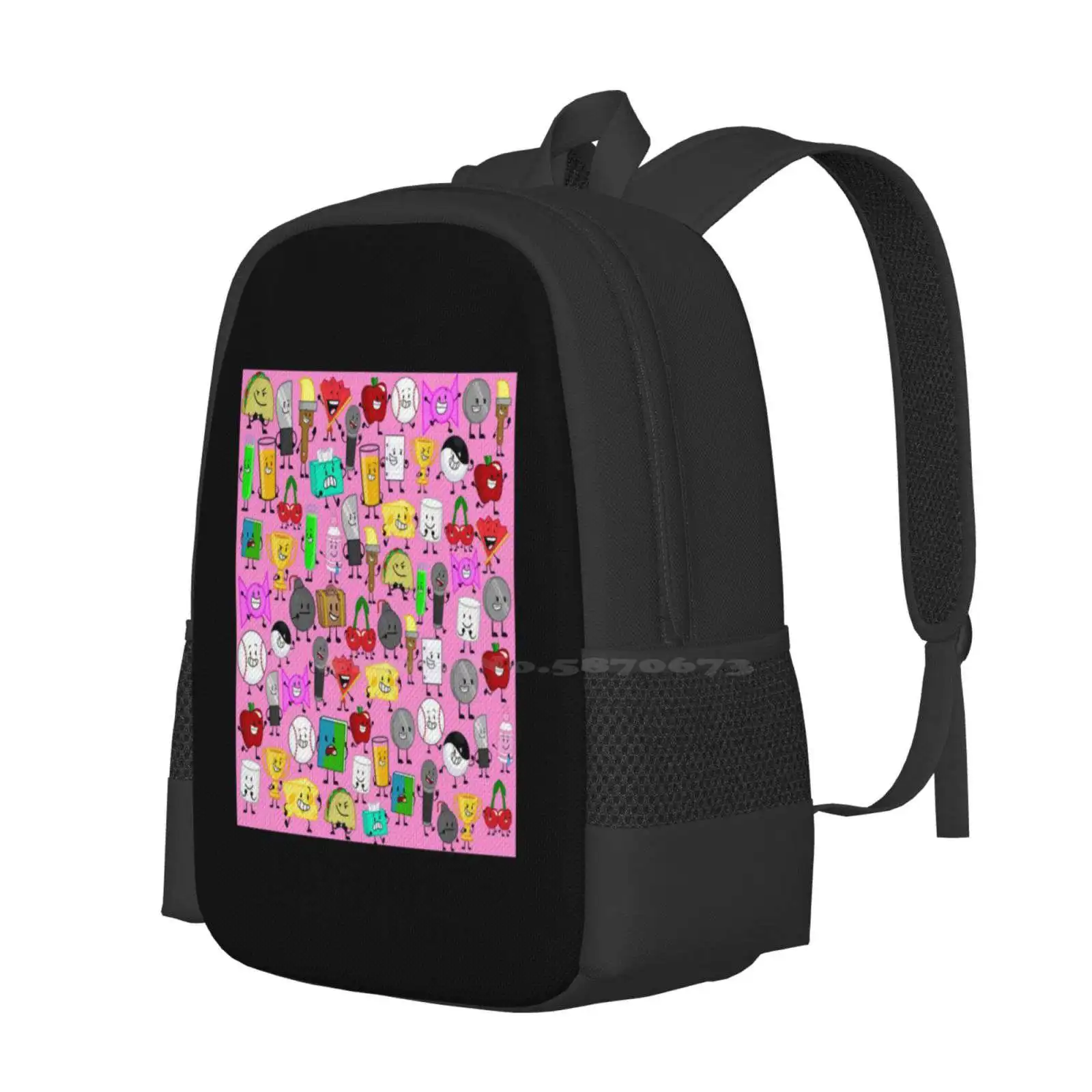 Inanimate رائجة البيع حقيبة الظهر حقائب الموضة كائن يظهر Tpot Ii2 Inanimate 2 Battle For Bfb The Nightly Manor Tnm Battle For