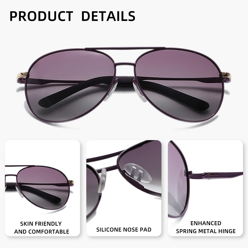 Men Classic Alloy Polarized Sunglasses Men Pilot Sunglasses For Driving Shades Reduce UltravioletRay UV400