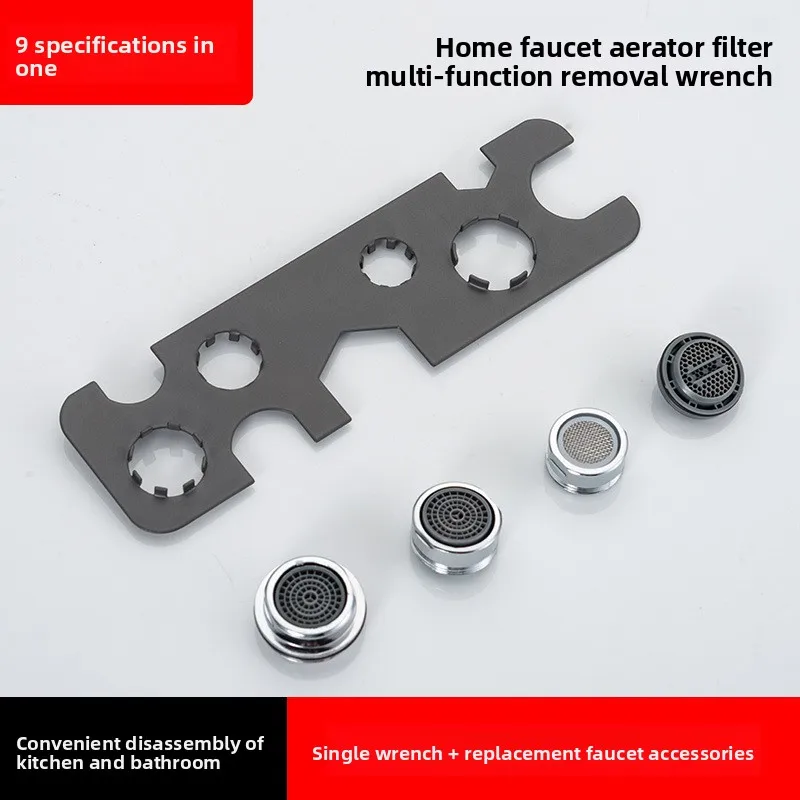 

Disassembly wrench for home bathroom faucet disassembly wrench tool aerator Stainless steel valve core wrench