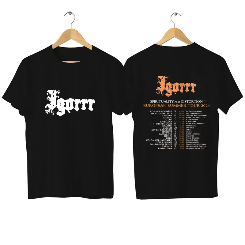 2024 tour igorrr breakco revenge snares bong ra T-shirt vintage clothes for a boy oversized t shirts men