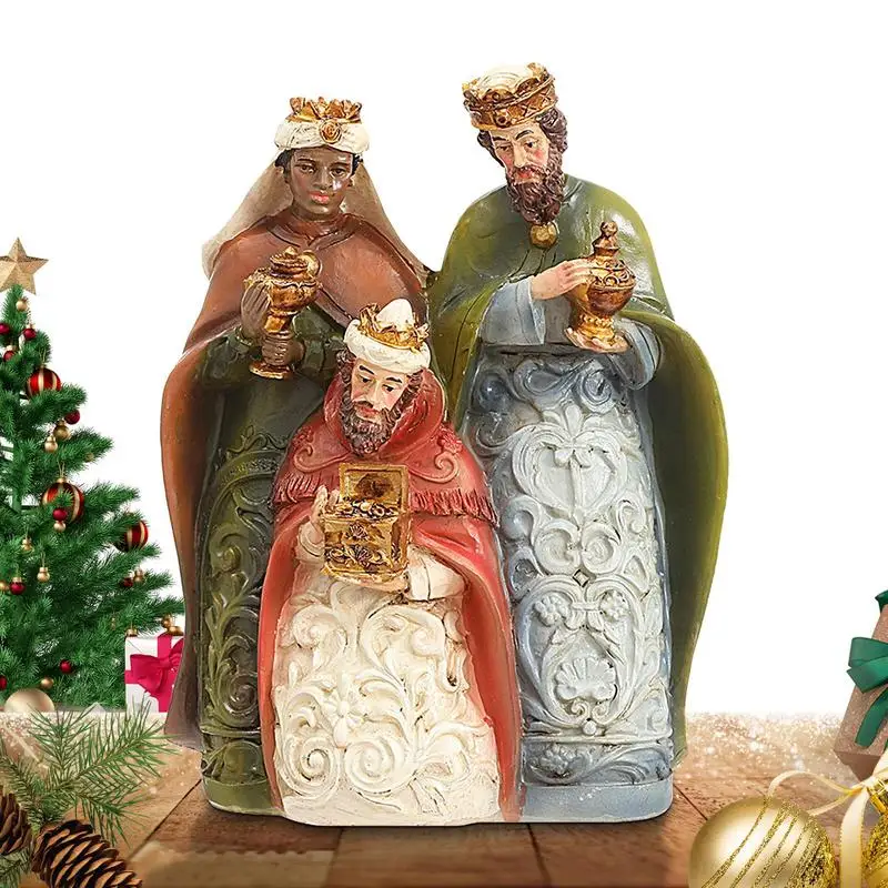 

Statues For Home Decor Multipurpose Christmas Home Decor Christmas Desk Decor Versatile Collectible Figurines Indoor Christmas