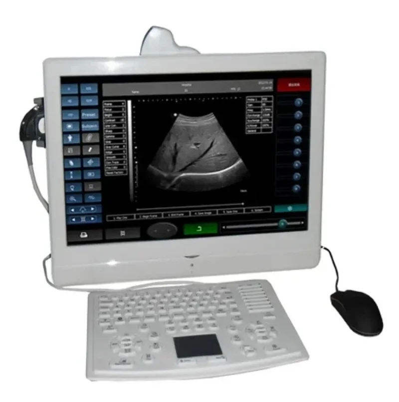 Touch Screen Vet ultrasound portable color doppler machine 18.5 inch large LCD display 3D vet