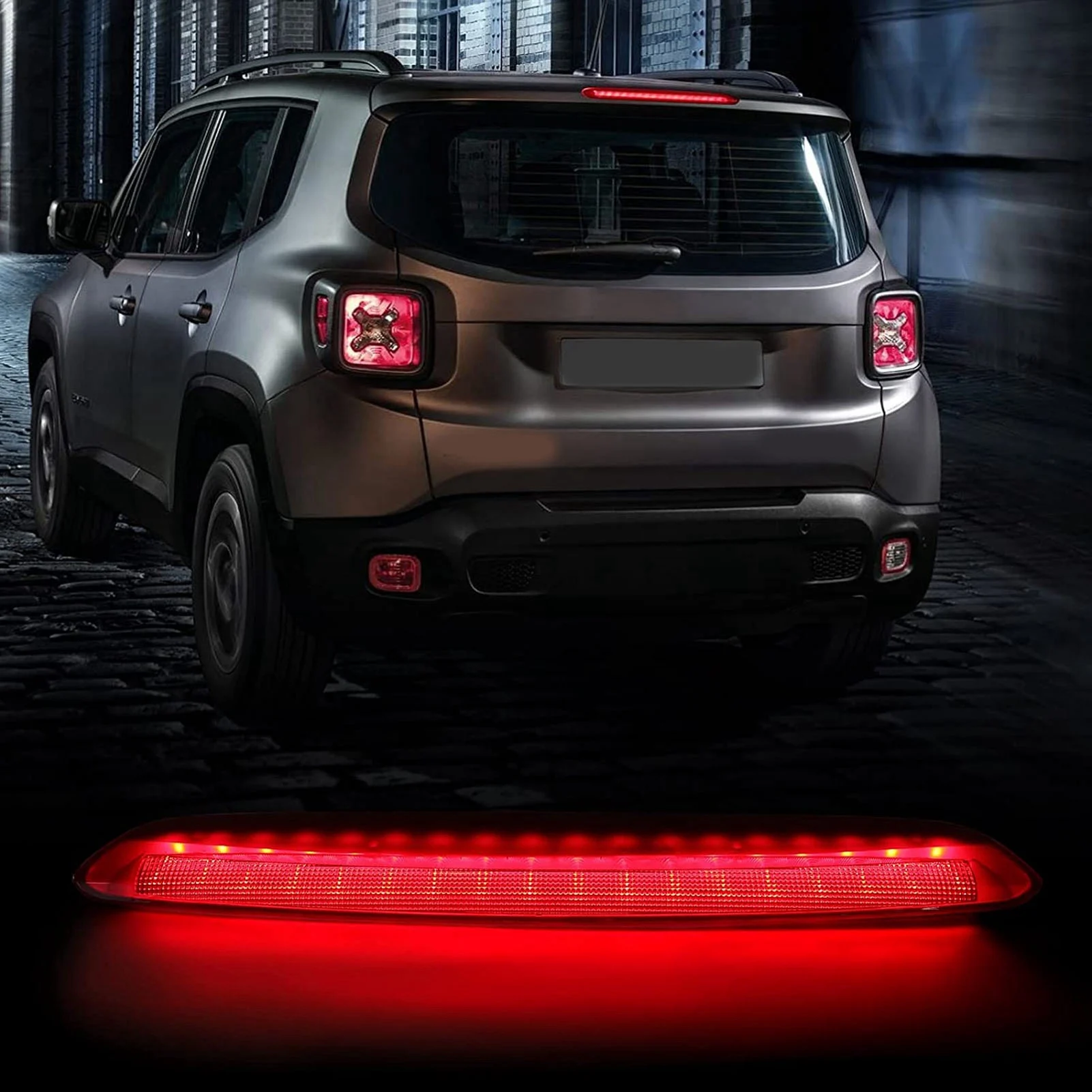 68247167AA High Mount Stop Lamp Third Brake Light 68247167AA  Bright Light High Mount Stop Lamp Replacement For RENEGADE