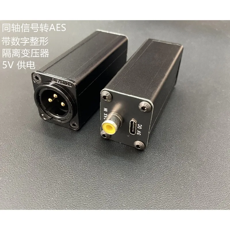 Coaxial/Fiber Signal to AES Digital Signal AES Input to Coaxial Output
