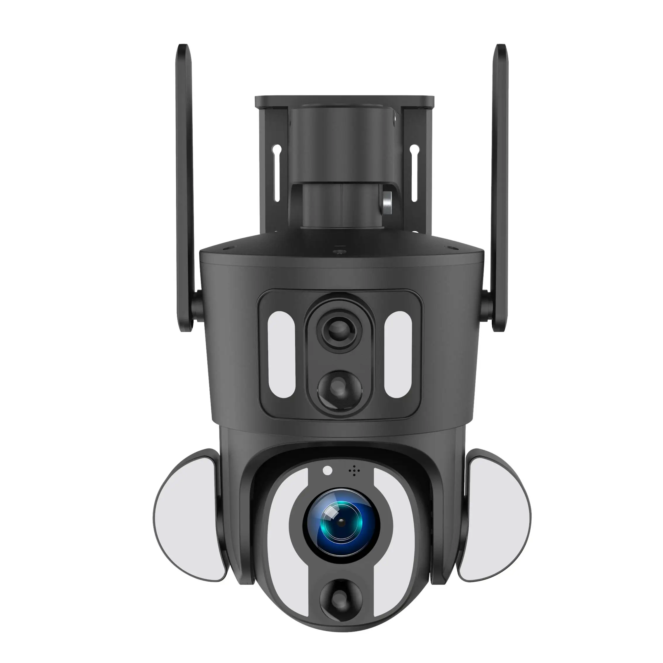 4MP 4G WiFi عدسة مزدوجة 10X التكبير لوحة طاقة شمسية الكرة الربط كاميرا Ptz الذكية #2