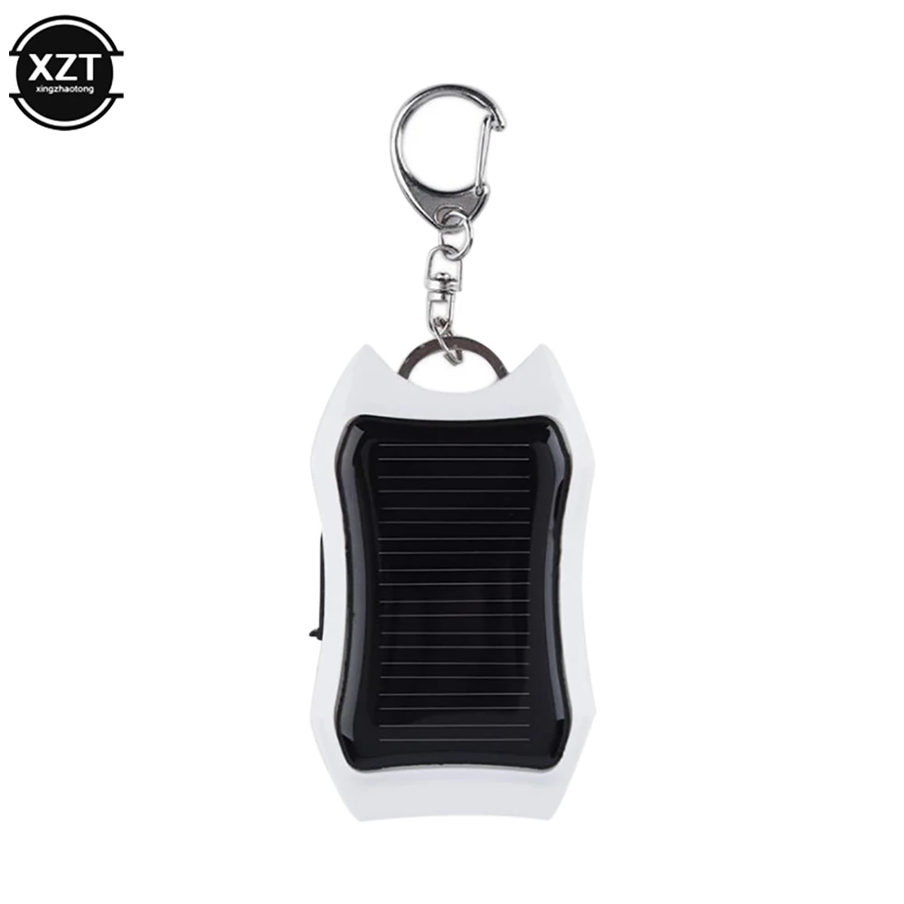 New 1000mAH Solar Keychain Solar Charger Mobile Power Supply Energy Saving Charger/Battery Power Bank For Cellphones Accessories