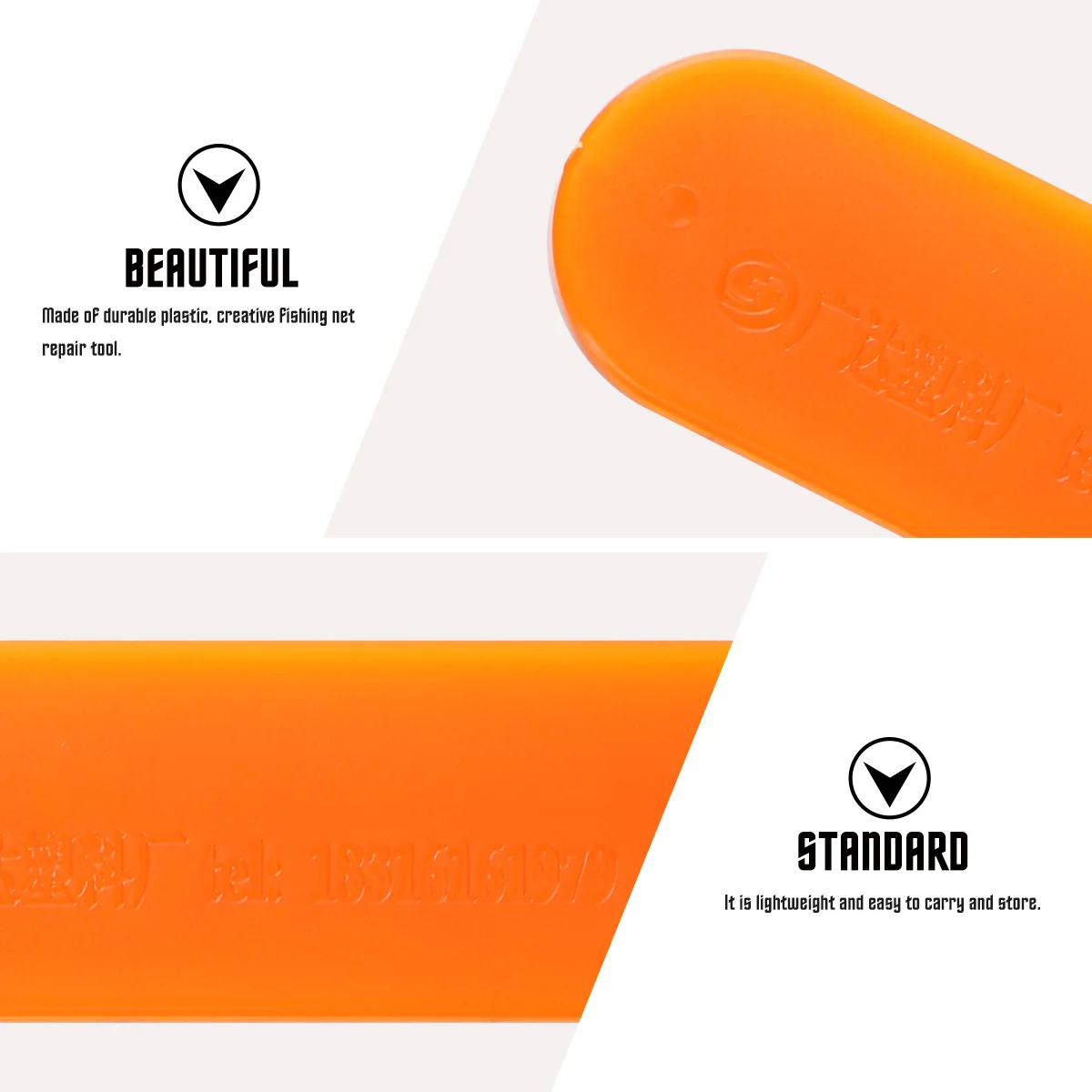 

12Pcs Fishing Net Repair Tool Plastic Knitting Shuttles Needle Accessories for Net Making and Fixing Knitting Shuttles