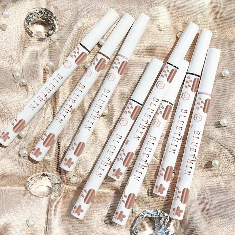 Delineador de ojos Aegyo Sal Strokes Down To Not Easy To Smudge, extremadamente fino, natural, duradero, resistente al agua y al sudor