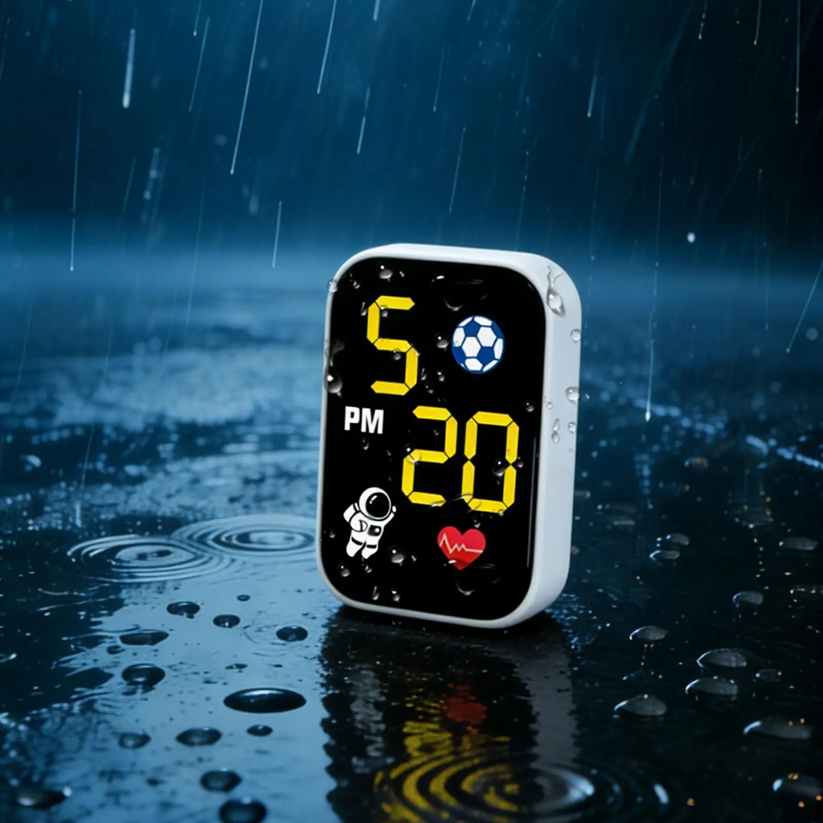 Mini Motorcycle Clock Small Adhesive Dash Mount Motorbike Mini Clock With Light For Cycling Enthusiasts Commuting Urban Road