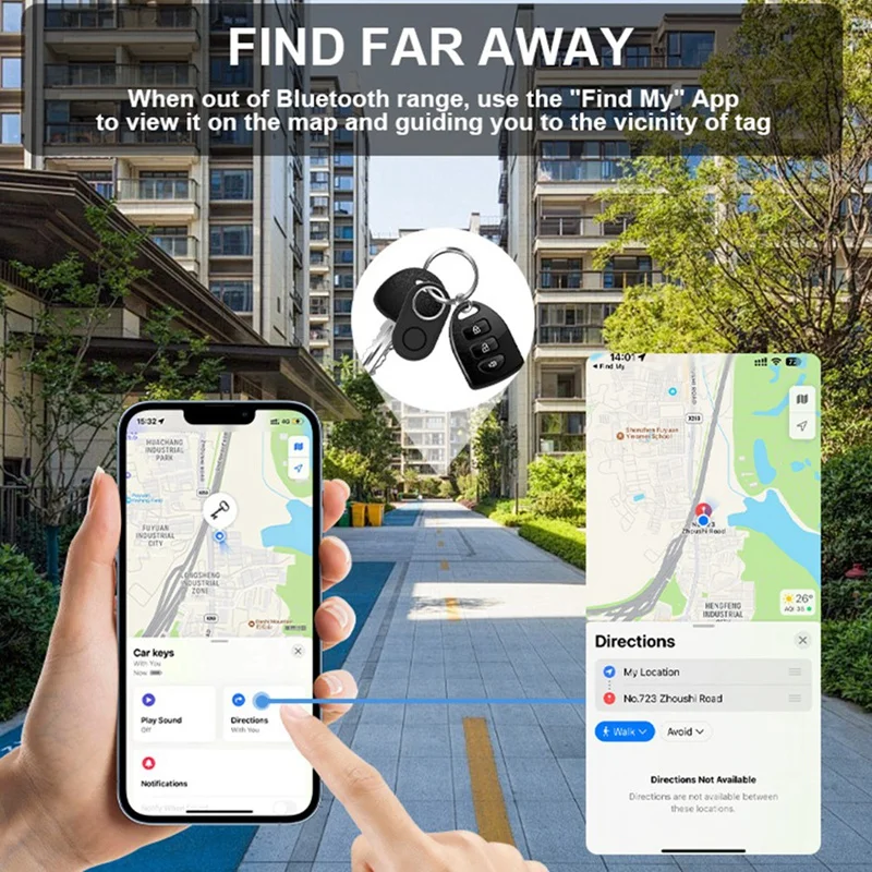 Localizador para prevención de pérdida de Airtag para Apple Find My Find, rastreador de mascotas, dispositivo para niños, localizador de prevención de pérdida MFI