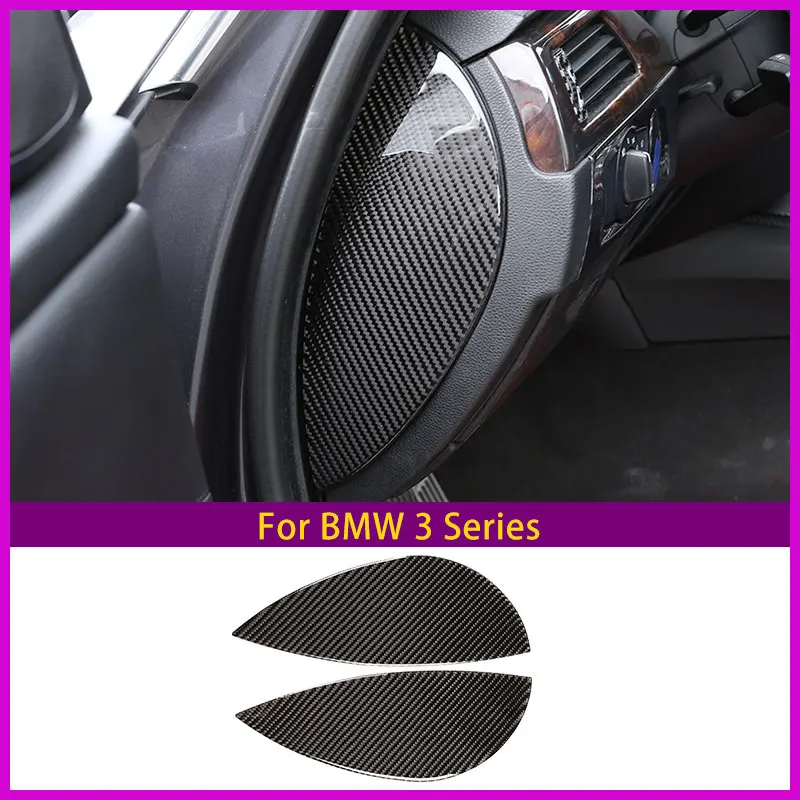 

For 2005-2012 Bmw 3 Series E90 Car Front Door Buffer Slot Cushion Protective Decoration Real Carbon Fiber (Soft) Car Accessories