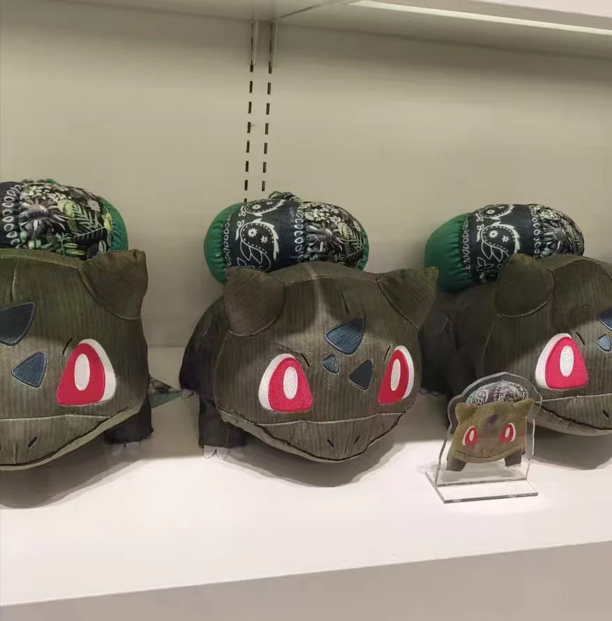 Pokémon Plush Toy Sean Wotherspoon Bulbasaur, Charizard & Pikachu Artist Collaboration, Collectible Souvenir