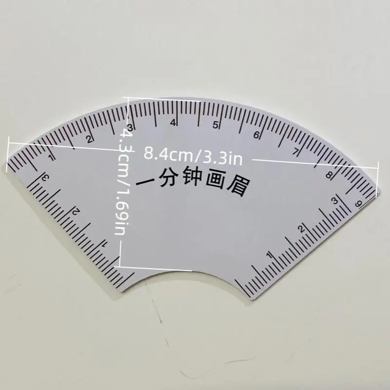 رسم سريع تصميم الحاجب حاكم الحاجب تشكيل الاستنسل Microblading رسم الخرائط أداة ماكياج رسم دليل حاكم لوازم الوشم