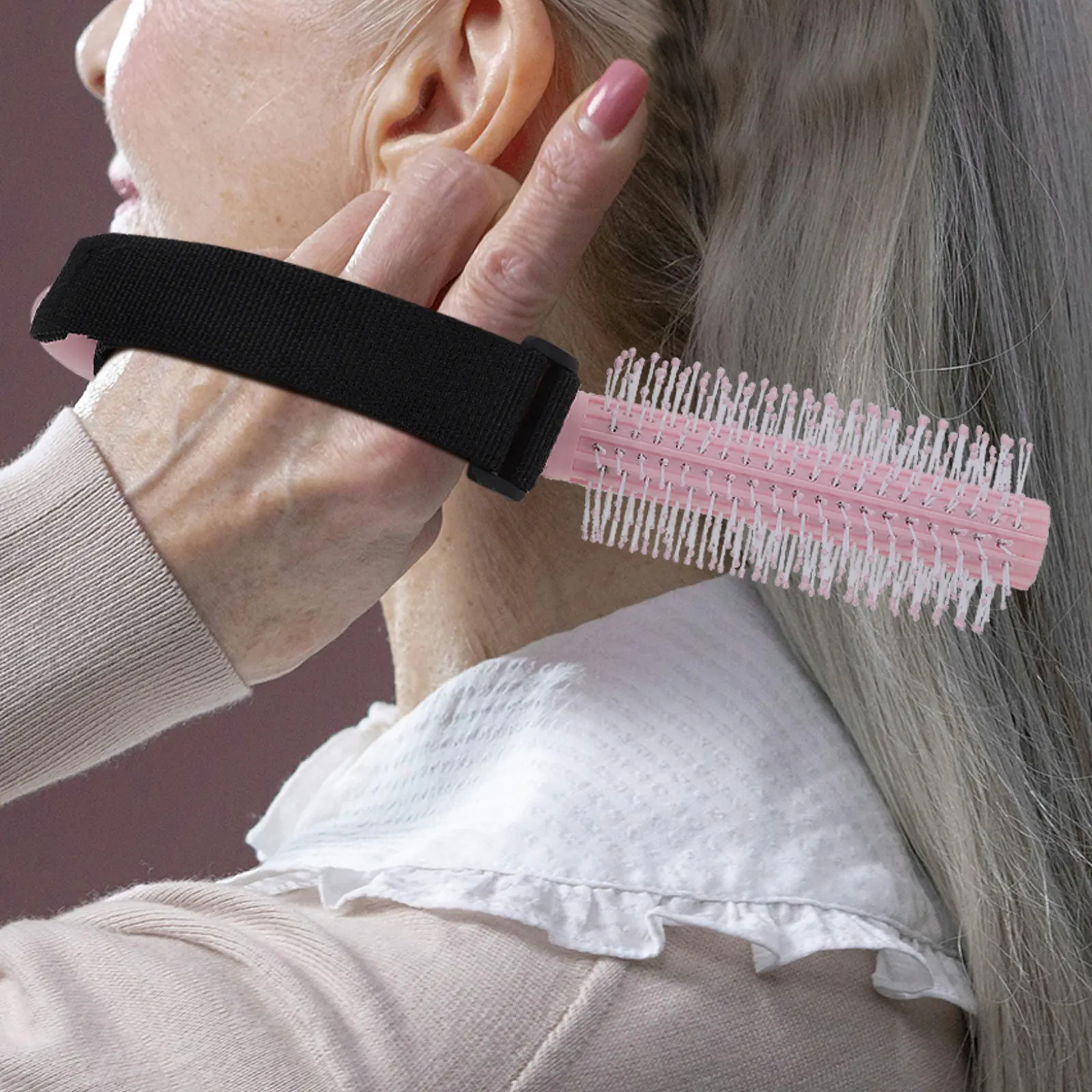 

Адаптивная расческа с широкими зубьями для пожилых людей и людей с ограниченными возможностями: легкая, удобная в использовании, с эргономичной пластиковой ручкой, бережное распутывание волос.