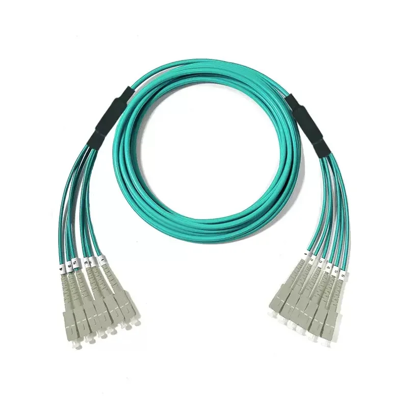 armored-fiber-patchcord-1-50m-8-cores-om3-mm-aqua-8c-sc-lc-fc-st-apc-multimode-8-fibers-optical-jumper-cable-ftthelink-20m30m40m