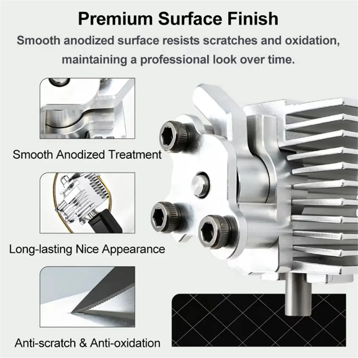 Upgraded Quick-Release Radiator Heat Sink for S1/S1C Enhanced Cooling Heat Sink 3D Printer Accessory