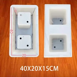 Personalized Hollow Brick Mold Flower Pot Cement Concrete Plastic Mold River Slope Protection Reservoir Embankment Ecology