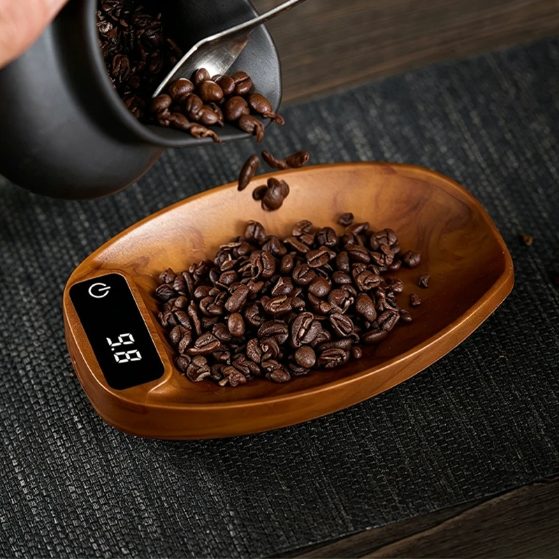 Precision 0.1g Coffee Electronic Scale Mini Digital Kitchen Scale Touch Screen Long Battery Life Espresso Tea Weighing Scale