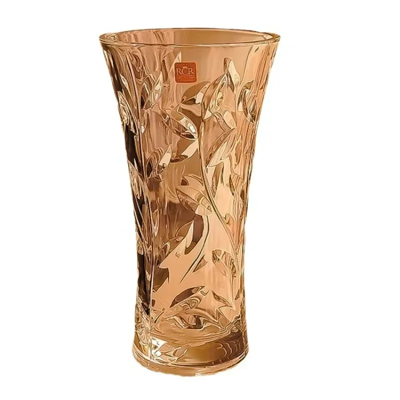 

Crystal glass vase ornament, rich bamboo vase